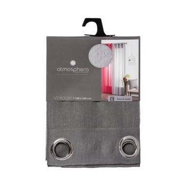 ATMOSPHERA Gotove zavjese STRIPE SIVA 140x240 cm