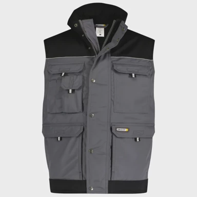 DASSY Prsluk Hulst, vel. S, sivo/crni