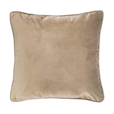 TISECO HOME STUDIO Svjetlobež jastuk Velvety, 45 x 45 cm