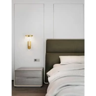 Zidna lampa Bion, LED 8 W, 3000 K, 490 lm, mesing zlatni