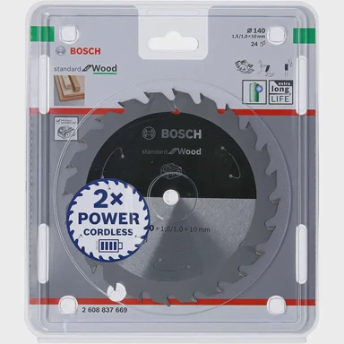 BOSCH List kružne pile Standard for Wood 140 mm