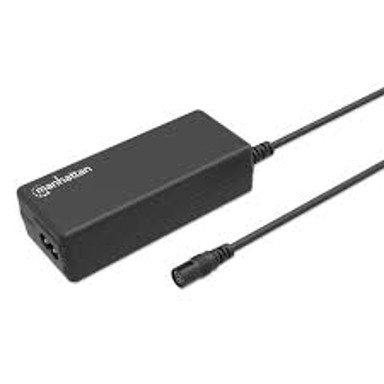 MANHATTAN Punjač za laptop, 65W, univerzalni, crni