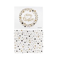 BUTTER KINGS Set 2 pamučne podloge s božićnim motivom Stars Wreath, 45 x 35 cm