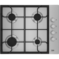 BEKO Ugradbena plinska ploča HIBG64122SX, 61 cm, 4 zone, nehrđajući čelik