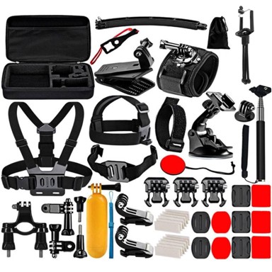 PULUZ Set pribora PKT39 50-u-1, za sportske kamere DJI / GoPro