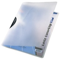 LEITZ Fascikl s klipom Color PP A4 41750195, crni
