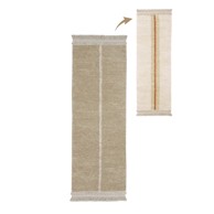 LORENA CANALS Bež pamučna staza 80x230 cm Duetto Sage 