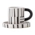 BLOOMINGVILLE Crno-bijela šalica od kamenine 300 ml Frankie