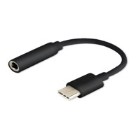 SAVIO Adapter AK-35/B, USB-C 3.1 M na 3.5 mm Ž, crni