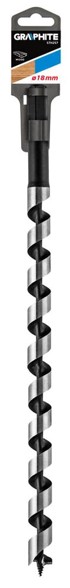 GRAPHITE Spiralno svrdlo za drvo, 18 x 400 mm