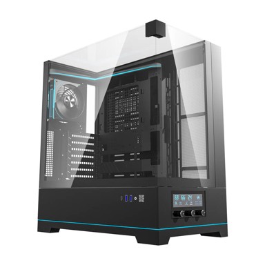 DARKFLASH Kućište DY450 ​​Pro, s ventilatorom, crno