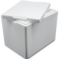 Termo kutija s poklopcem, 20 l, 395 × 295 × 320 mm, stiropor