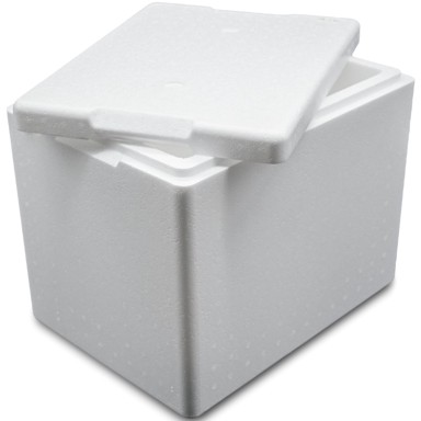 Termo kutija s poklopcem, 20 l, 395 × 295 × 320 mm, stiropor