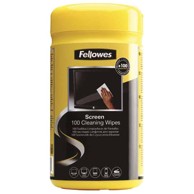 Sredstvo za čišćenje ekrana, Vlažne maramice, pk100, Fellowes 9970311