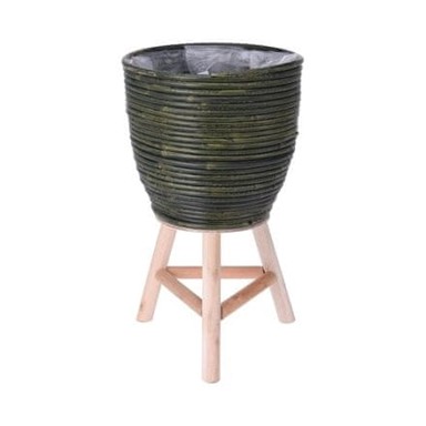 PROGARDEN Saksija za cvijeće KO-437300760, 24.5 × 41 cm, zelena