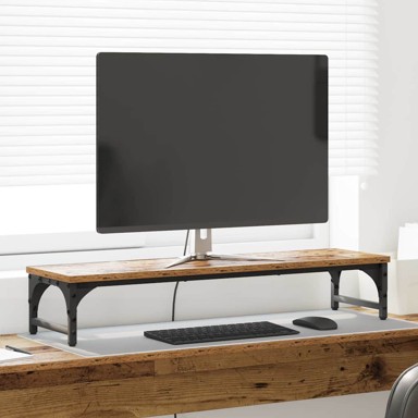 Stalak za monitor, 85×23×15.5 cm, konstruirano drvo, staro drvo