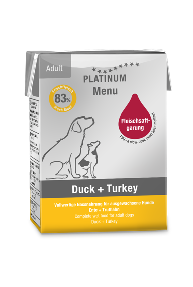 PLATINUM Menu pačetina i puretina, 185 g, tetra-pak