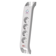 EMOS Prenosiva utičnica s prenaponskom zaštitom 4U/2M/W 900J SCH-P54212