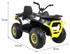 ATV Quad na akumulator ATV Desert 4x4, bijeli