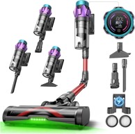 ULTENIC Akumulatorski usisavač T10, 55 kPa, 600 W, 80 min, crni