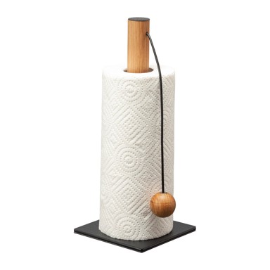 LIND DNA Crni stalak za papirnate ručnike ø 13 cm Bull