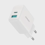 JOYROOM Punjač USB-C / USB-A 20W PD / QC 3.0, bijeli, model JR-TCF21