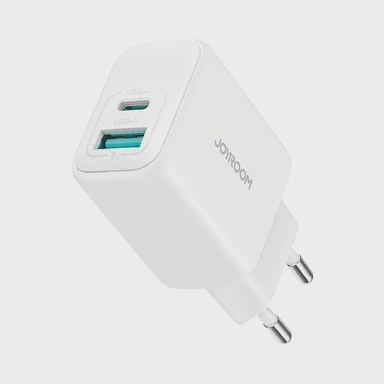 JOYROOM Punjač USB-C / USB-A 20W PD / QC 3.0, bijeli, model JR-TCF21