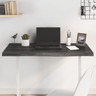 Stolna ploča tamnosiva 100x50x4 cm obrađena masivna hrastovina