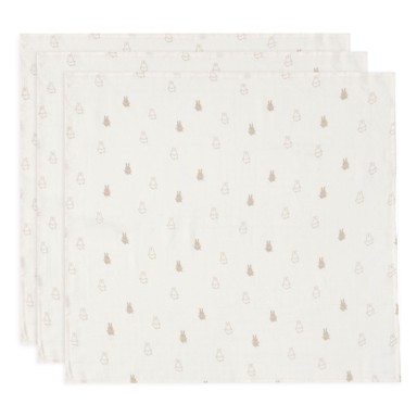 JOLLEIN Tetra pelena, 3/1, 70x70cm, sretni Miffy, bež