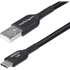 STARTECH USB kabel USB2AC4MBKE 2.0 4 m USB-A USB-C 0,48 gbit/s, crni