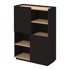 TEMAHOME Crna mat polica za knjige 100x147 cm Nina 