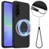 Futrola za Samsung Galaxy A37 5G, silikonska Lite, za MagSafe, crna
