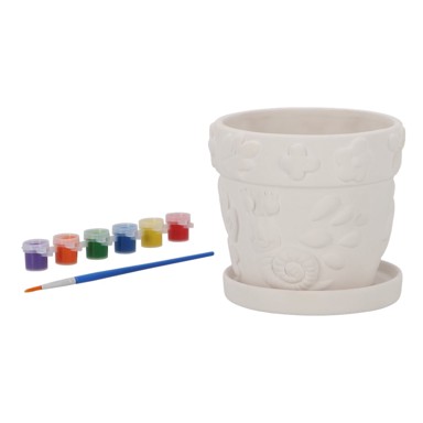 ESSCHERT DESIGN Kamena ukrasna tegla za cvijeće ø 13 cm PIY