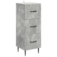 Ormar s ladicama, 33 x 34,5 x 89,5 cm, betonsko siva
