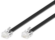 Modularni kabel, RJ12, ravan, 6C6P, duljina 10 m