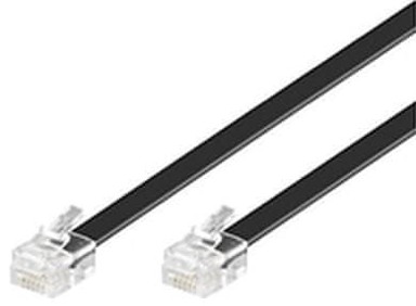 Modularni kabel, RJ12, ravan, 6C6P, duljina 10 m