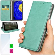 BLUEMOON Preklopna maskica za Samsung Galaxy A35 4G / A35 5G, zelena