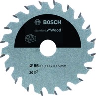 BOSCH List kružne pile Standard for Wood, za akumulatorske ručne pile