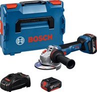 BOSCH Kutna brusilica GWS 18V-11 S, akumulatorska, 125 mm, 18 V, 2 × 5,0 Ah, L-BOXX