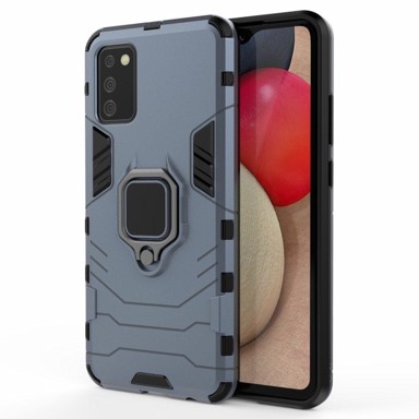 OVERBOARD Futrola za Samsung Galaxy A02S, prsten s postoljem, plava