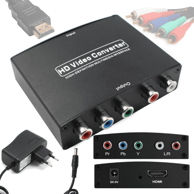 HDMI na komponentni YPbPr pretvarač s LP audio priključkom i 5 Cinch priključaka
