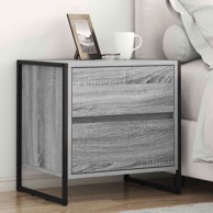 Noćni ormarić Siva Sonoma 50 x 39.5 x 50 cm, konstruirano drvo