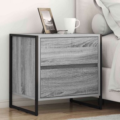 Noćni ormarić Siva Sonoma 50 x 39.5 x 50 cm, konstruirano drvo