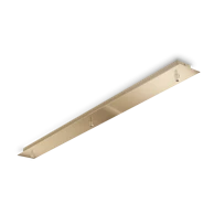 IDEAL LUX Stropni nosač visilica rozeta lineare 3 luci mesing id249285