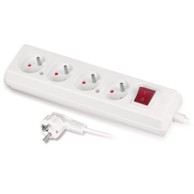 PLASTROL Produžni kabel sa 4 utičnice, 10 m (s uzemljenjem), bijela