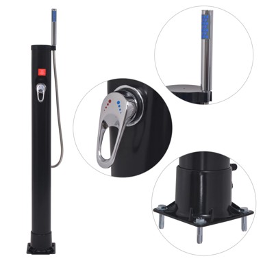 Solarni tuš 8 L PVC čelik