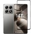 Kaljeno staklo za Xiaomi 14T / Xiaomi 14T Pro, 3D, s crnim okvirom