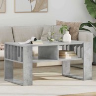 Stolić za kavu od konstruiranog drva 92 x 49,5 x 45 cm, betonski sivi