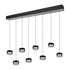TRIO Crna/u srebrnoj boji LED viseća svjetiljka Orbit 