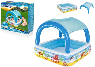 BESTWAY Dječji bazen s krovom, 140x140x114cm 52192